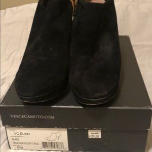 Vince Camuto Suede Platform bootie